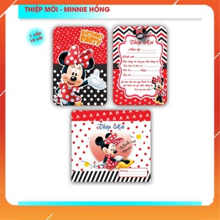 Thiệp mời sinh nhật Bé Gái 10 cái