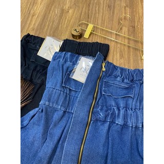 [ CHUBBY BIGSIZE ] ÁO KIỂU JEAN PEPLUM BIGSIZE