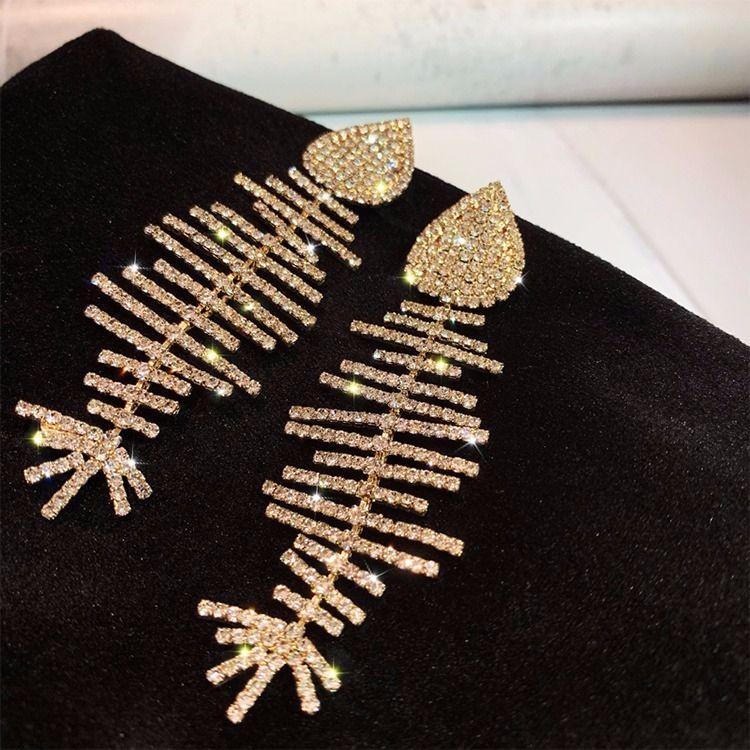 Bông Tai Bạc 925 Hình Xương Cá Phong Cách Âu Mỹ Mẫu Mới 2023 Thời Trang Cho Nữ