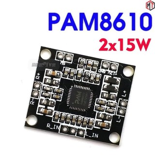 036 pam8610 mạch khuếch đại âm thanh mini 12v pam8610 2x15w