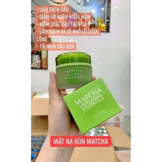 MẶT NẠ ĐẤT SÉT MATCHA MUD MASK LAIKOU