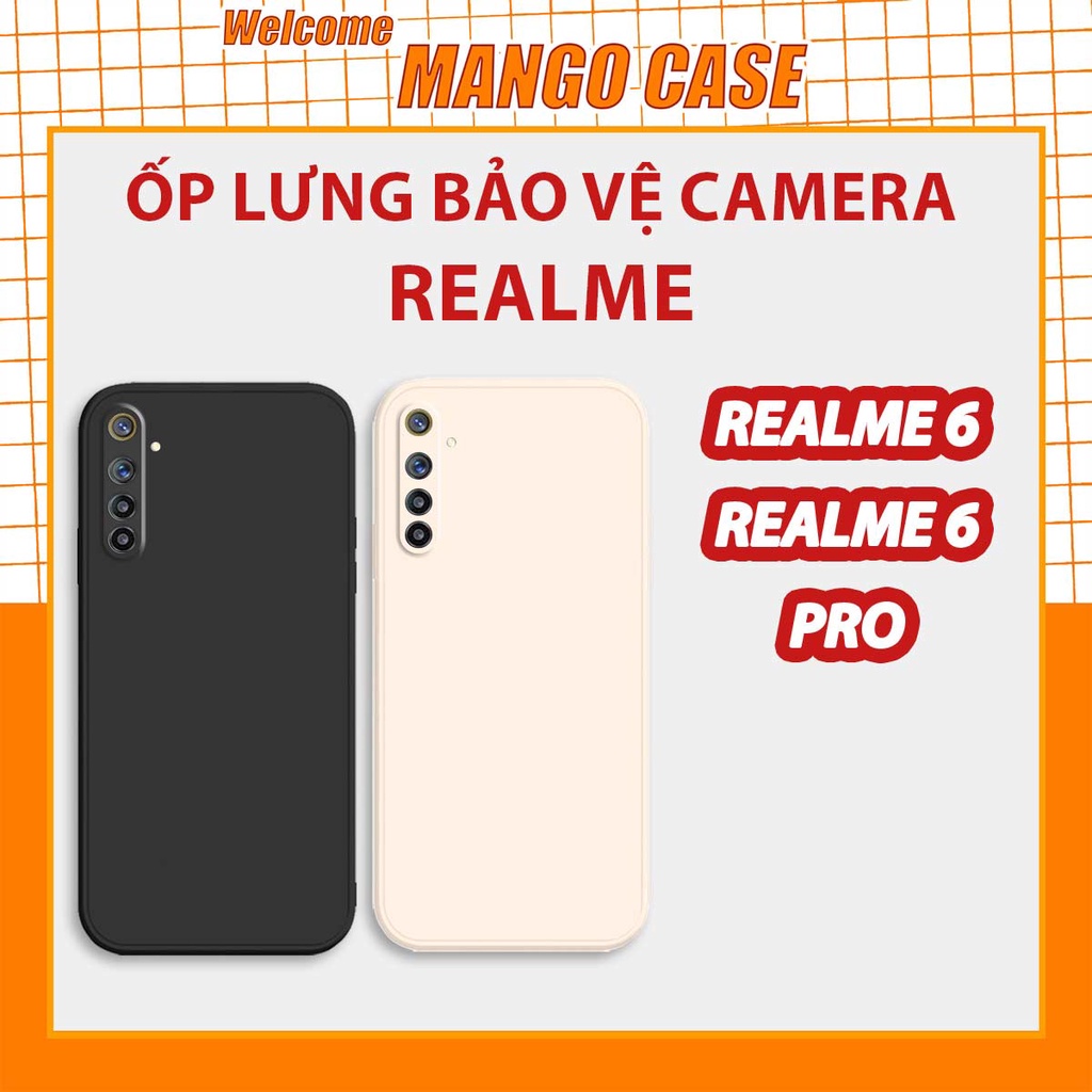 Ốp lưng TPU Realme 6 / 6 Pro silicon dẻo loại đẹp chống va đập, bảo vệ camera