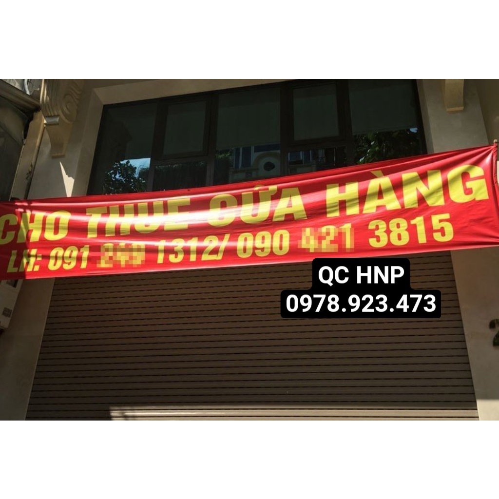 In Biển Bạt Cho Thuê Nhà - Bán Nhà - Cho Thuê Cửa Hàng