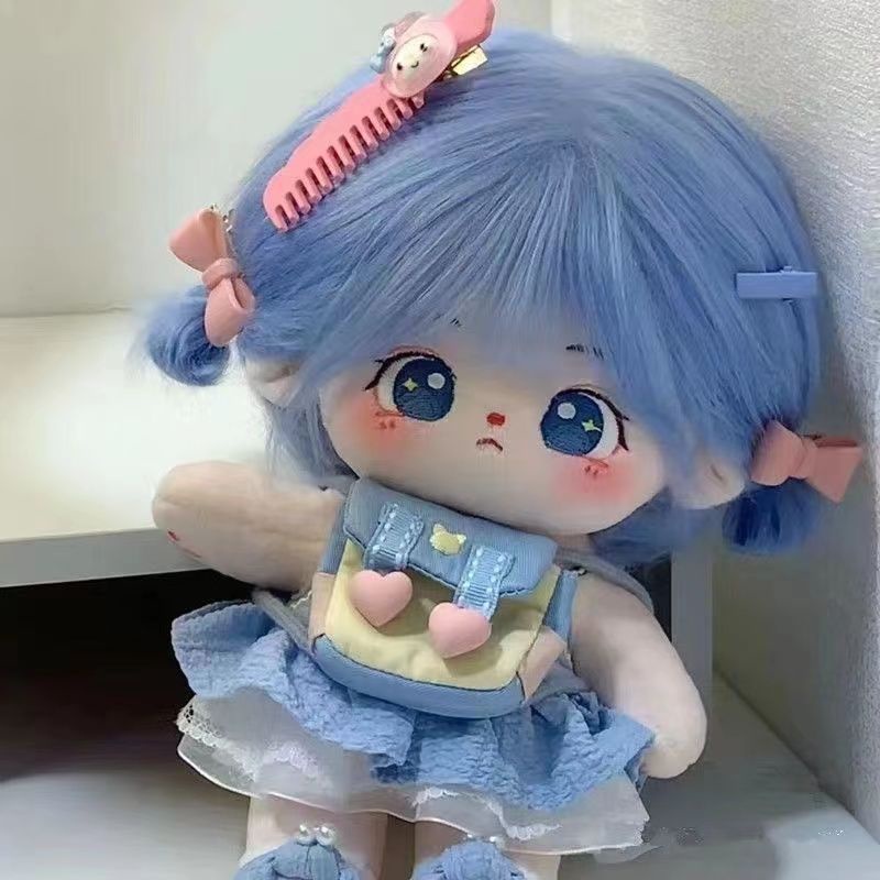 Búp Bê Nhồi Bông Cotton 20cm Xinh Xắn Cho Bé Gái