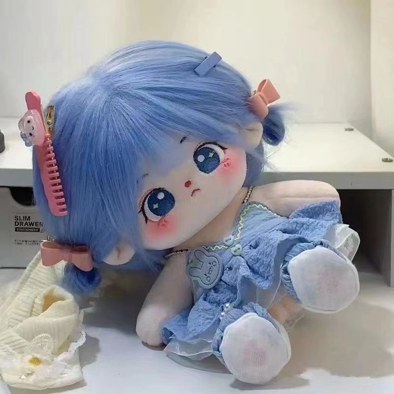 Búp Bê Nhồi Bông Cotton 20cm Xinh Xắn Cho Bé Gái