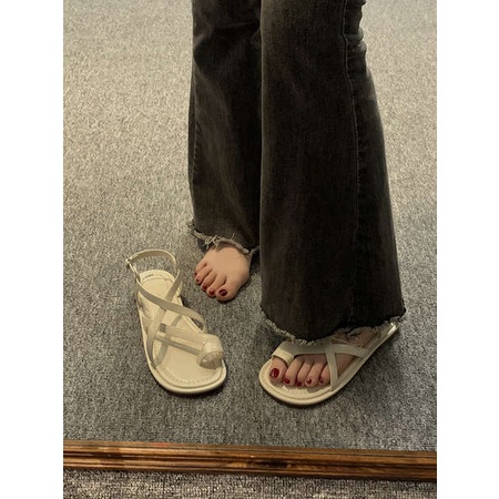 Dép Đế Bằng Thiết Kế Mới Thoải Mái Thời Trang Theo Phong Cách Retro