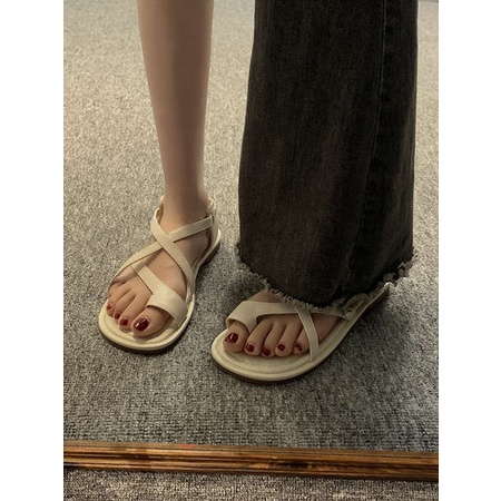 Dép Đế Bằng Thiết Kế Mới Thoải Mái Thời Trang Theo Phong Cách Retro