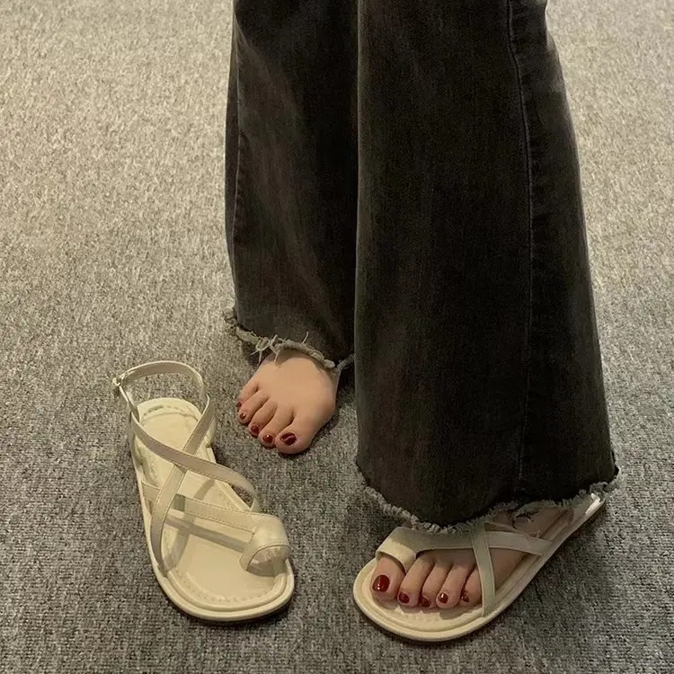 Dép Đế Bằng Thiết Kế Mới Thoải Mái Thời Trang Theo Phong Cách Retro