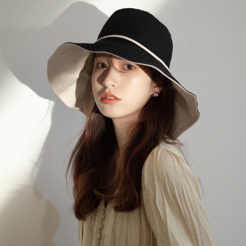 Nón Tai Bèo Vành Rộng Che Phủ Toàn Diện Chống Tia Cực Tím Thời Trang Mùa Hè Cho Nữ