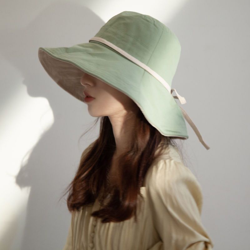 Nón Tai Bèo Vành Rộng Che Phủ Toàn Diện Chống Tia Cực Tím Thời Trang Mùa Hè Cho Nữ