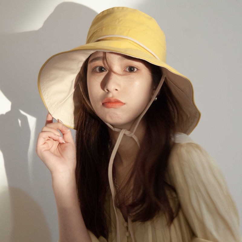 Nón Tai Bèo Vành Rộng Che Phủ Toàn Diện Chống Tia Cực Tím Thời Trang Mùa Hè Cho Nữ