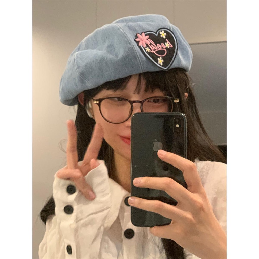 Mũ Nồi Beret Cao Bồi Ngọt Ngào Dễ Thương Thời Trang Xuân Hè Cho Nữ