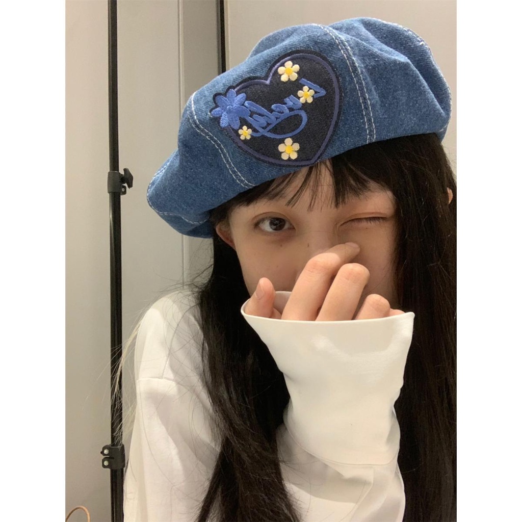 Mũ Nồi Beret Cao Bồi Ngọt Ngào Dễ Thương Thời Trang Xuân Hè Cho Nữ