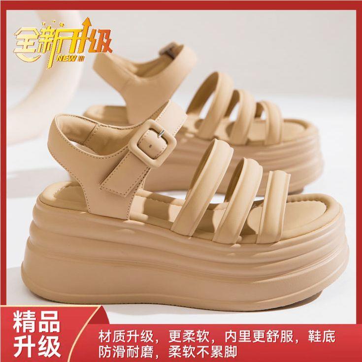 Xăng đan Đế Dày Thoáng Khí Thời Trang Mùa Hè Mới 2023 Cho Nữ