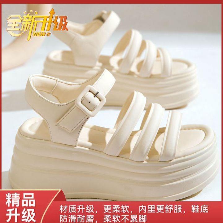 Xăng đan Đế Dày Thoáng Khí Thời Trang Mùa Hè Mới 2023 Cho Nữ