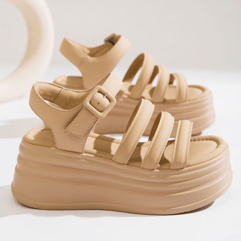 Xăng đan Đế Dày Thoáng Khí Thời Trang Mùa Hè Mới 2023 Cho Nữ