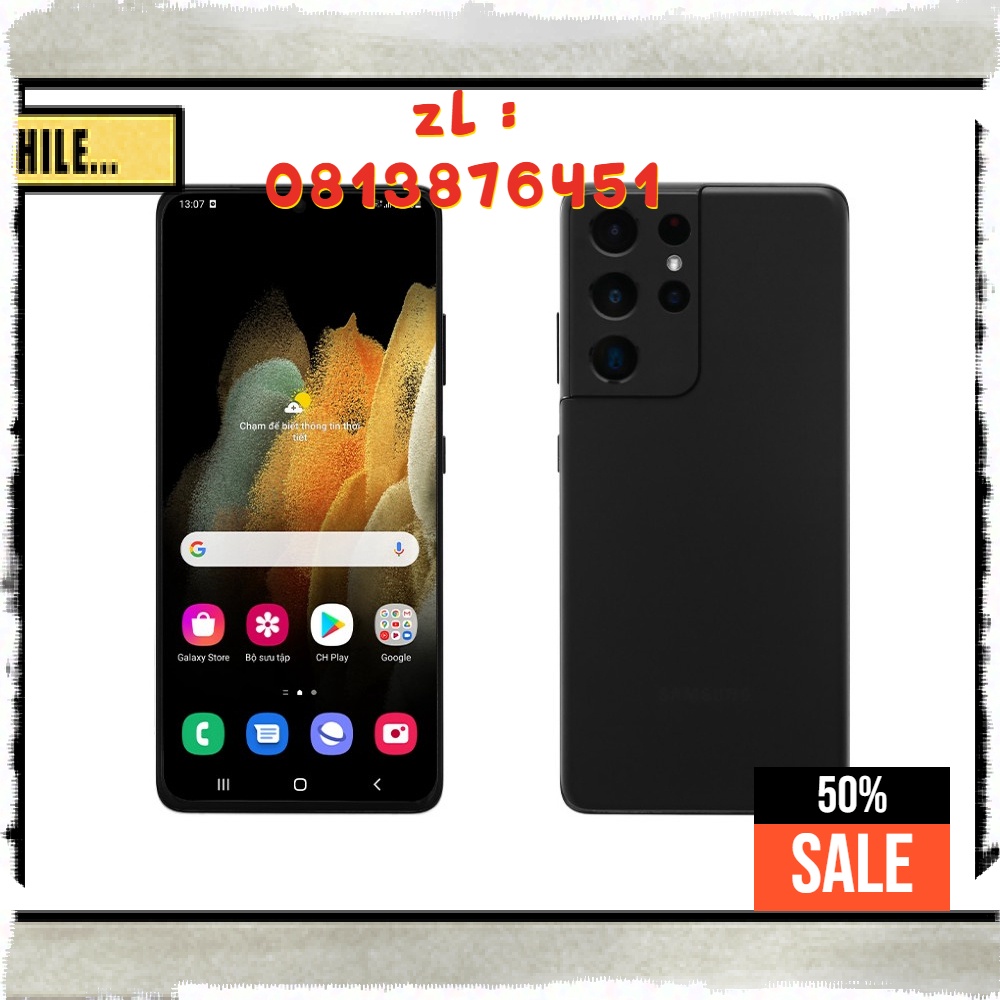 Siêu Ưu Đãi  Điện thoại Samsung Galaxy S21 Ultra 5G  - Hàng chính hãng - Full Box 100%, bảo hành 12 tháng