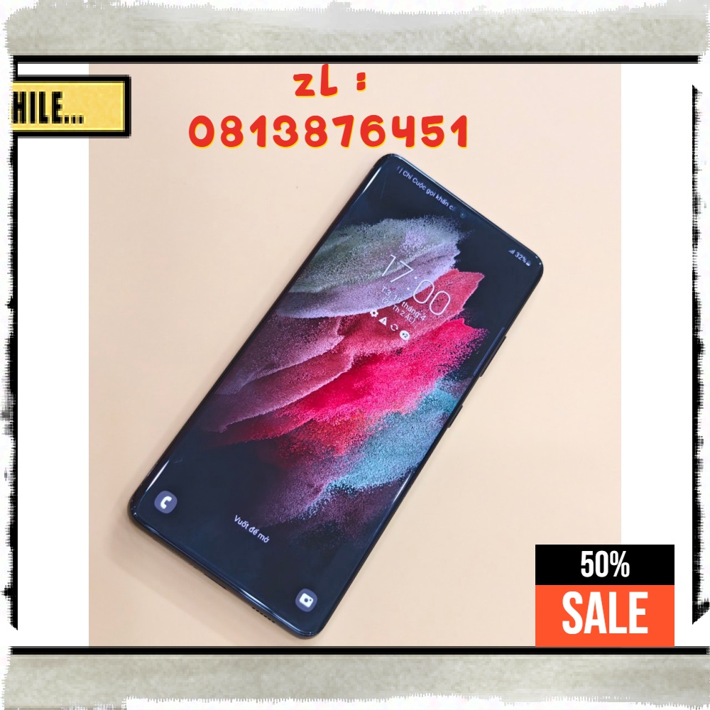 Siêu Ưu Đãi  Điện thoại Samsung Galaxy S21 Ultra 5G  - Hàng chính hãng - Full Box 100%, bảo hành 12 tháng