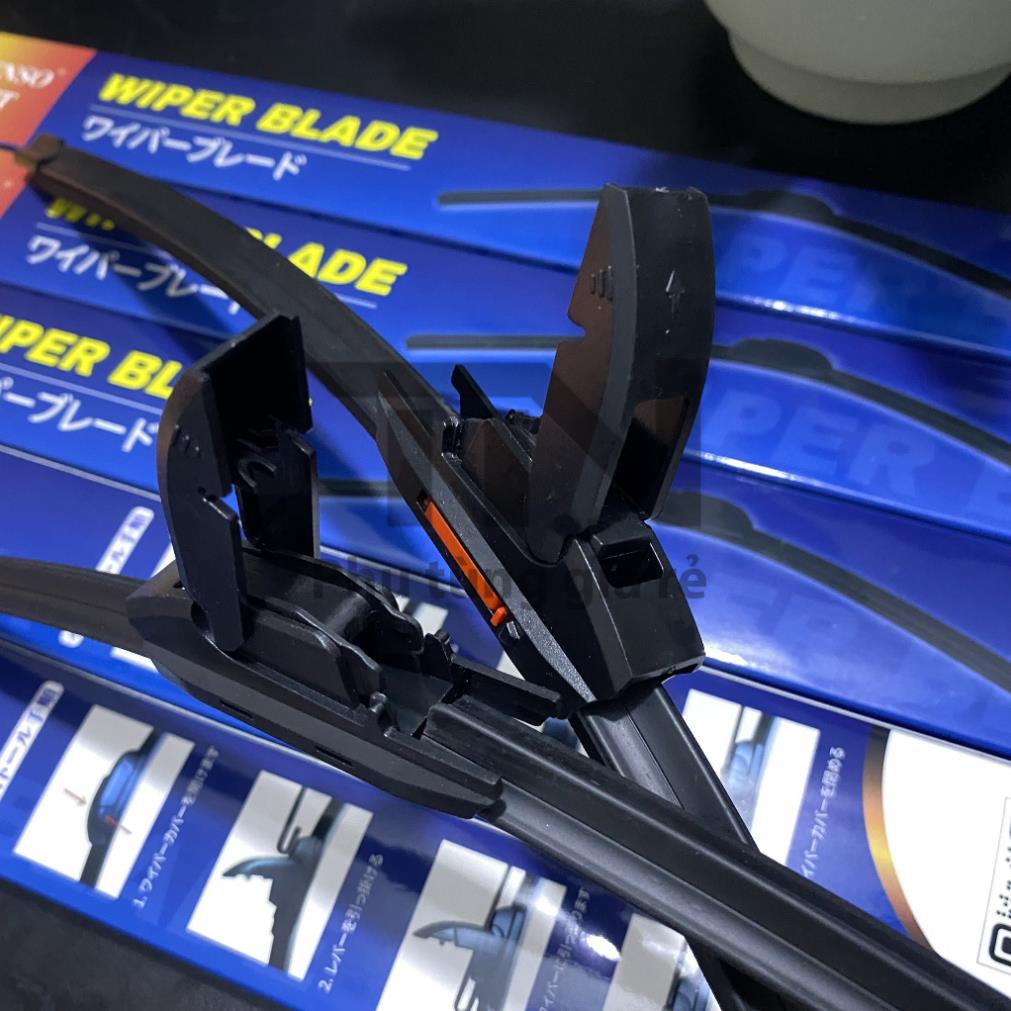 Gạt mưa lưỡi kép Denso thế hệ mới, phù hợp với nhiều dòng xe như Hyundai, Kia, Honda, Toyota...