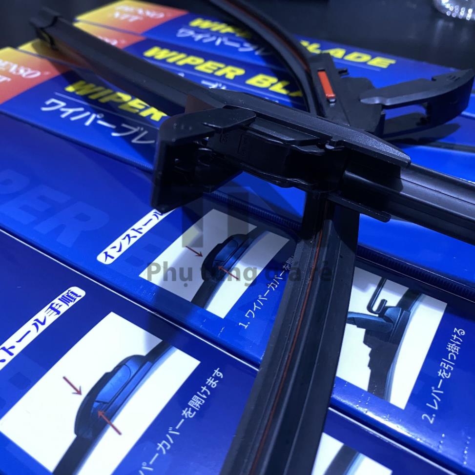 Gạt mưa lưỡi kép Denso thế hệ mới, phù hợp với nhiều dòng xe như Hyundai, Kia, Honda, Toyota...