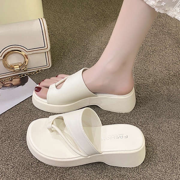 Dép lê nữ thời trang mùa hè 2023 mẫu mới đế dày