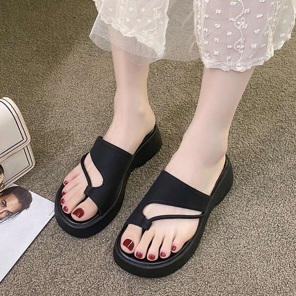 Dép lê nữ thời trang mùa hè 2023 mẫu mới đế dày