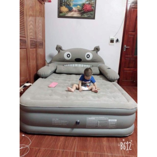 Giường hơi hình thú cao cấp 3 tầng