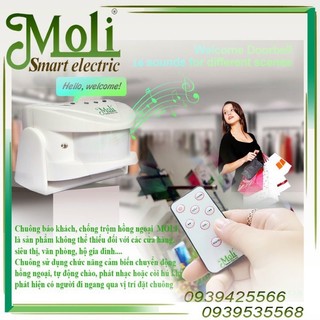 Chuông báo khách-báo trộm có remote điều chỉnh