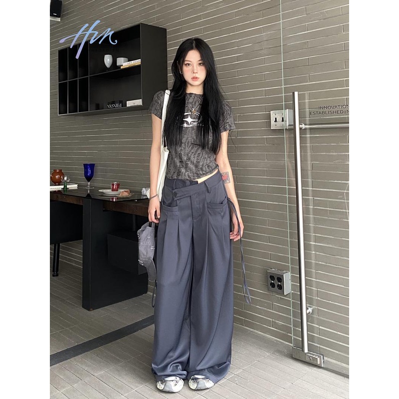 Áo Thun Ngắn Hở Vai Màu Nhuộm Phong Cách Thời Trang Mỹ Dành Cho Nữ