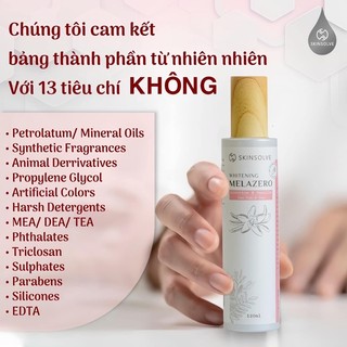Sữa Rửa Mặt Làm Trắng Da Melazero Skinsolve (Dạng gel)