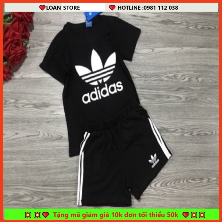 BỘ THUN ĐÙI Sport ADIDAS NỮ-Bộ mặc trong nhà adidas