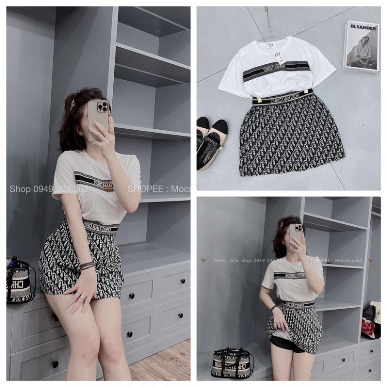 𝗩𝗶𝗱𝗲𝗼 𝗔̉𝗻𝗵 𝗧𝗵𝗮̣̂𝘁 ✔  Sét váy  bản mới  Áo cotton khô, phối dây cạp dệt ngang ngực  Cv chất bò dệt, cạp dệt Di.ỏr