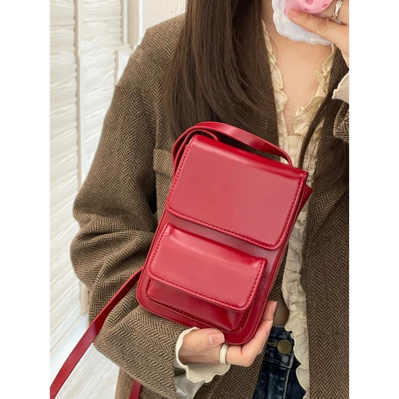 Túi Đeo Chéo mini Đựng Điện Thoại Phong Cách retro Mới 2023