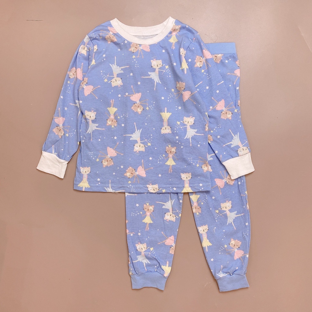 Bộ cotton Matalan nhiều hình động vật Bé Gái size 9m - 5y