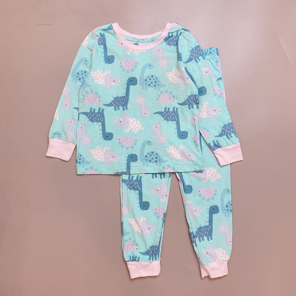 Bộ cotton Matalan nhiều hình động vật Bé Gái size 9m - 5y