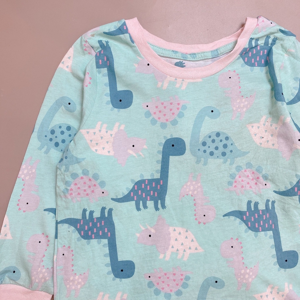 Bộ cotton Matalan nhiều hình động vật Bé Gái size 9m - 5y