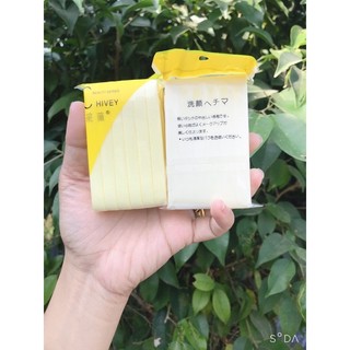 MÚT RỬA MẶT , BỌT RỬA MẶT 12 MIẾNG HIVEY