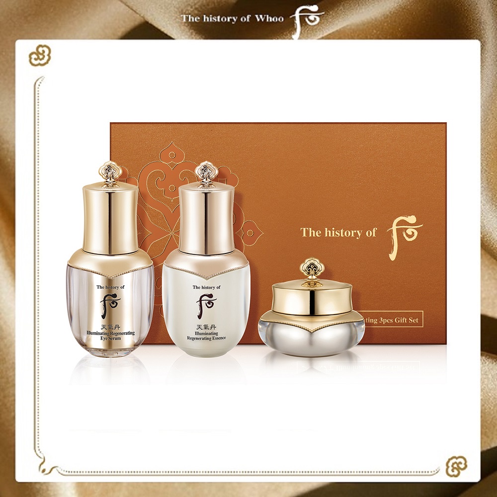 [HB Gift] Bộ 3 bước chăm sóc chuyên sâu giúp dưỡng trắng da The history of Whoo  Cheongidan Illuminating 3pcs