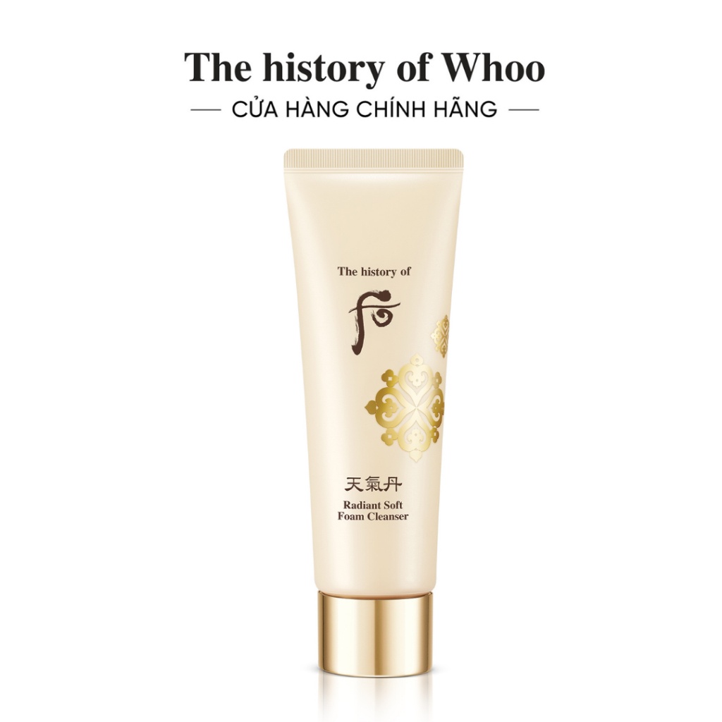 [HB Gift] Sữa Rửa Mặt Tái Sinh Da Ngăn Ngừa Lão Hóa Whoo Cheongidan Radiant Cleansing Foam 35ml