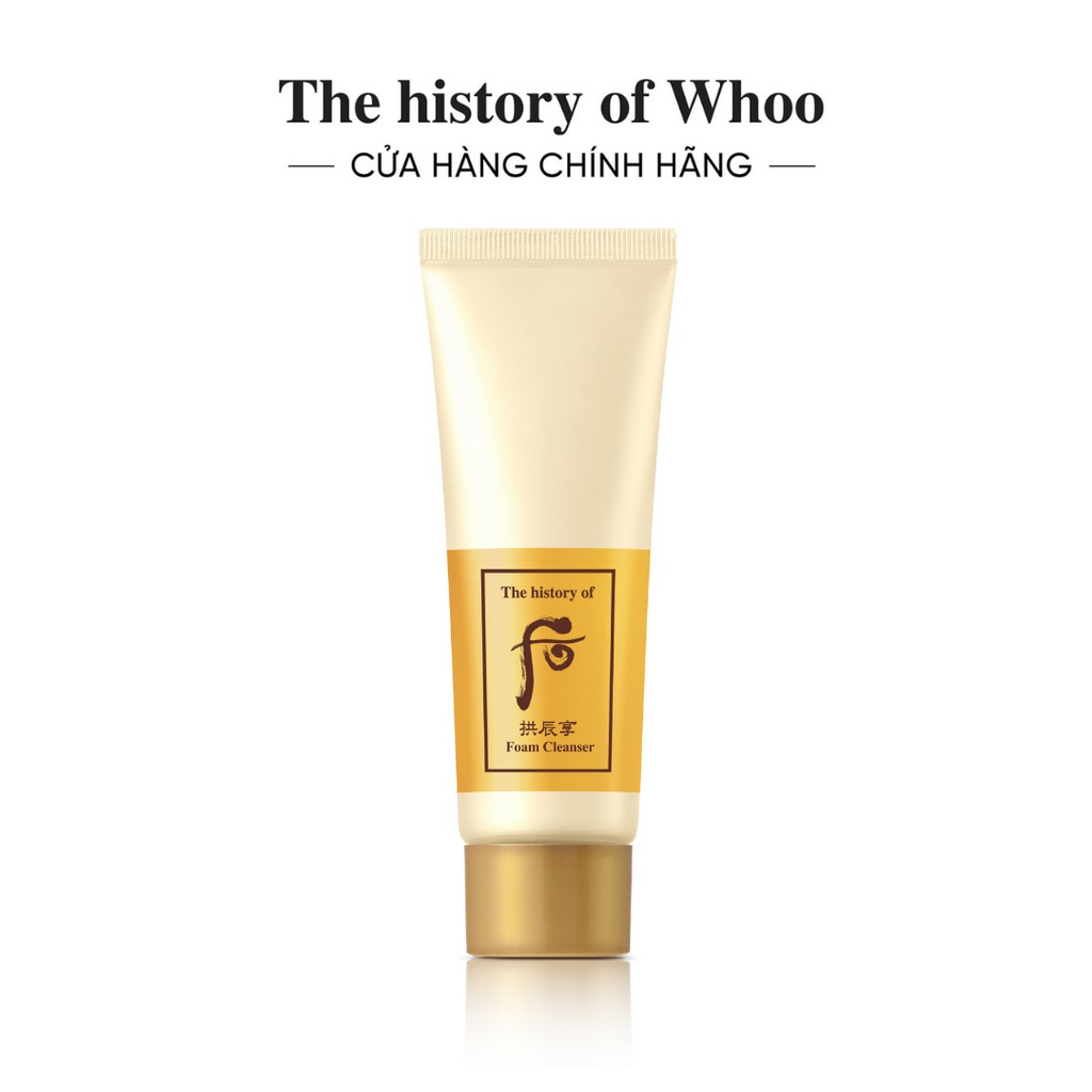 [HB Gift] Sữa rửa mặt dưỡng ẩm The history of Whoo Gongjinhyang Facial Foam Cleanser 40ml