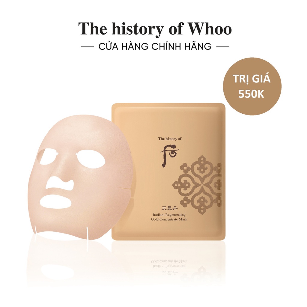 [HB Gift] Mặt nạ chống lão hóa tái sinh da The history of Whoo Cheongidan Radiant Regenerating Gold Concentra