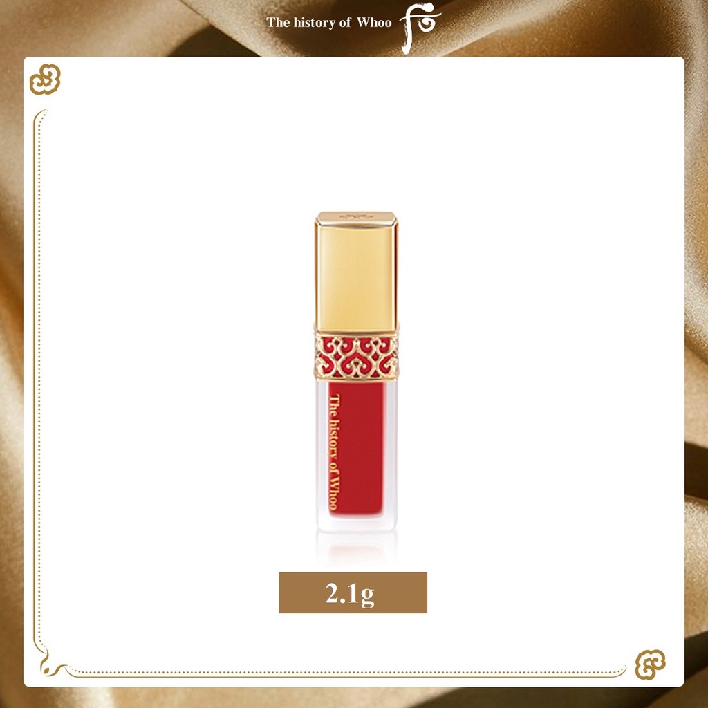 [HB Gift] Son kem lỳ Đông y The History of Whoo Gongjinhyang Mi Velvet Lip Liquid 2.1g #18