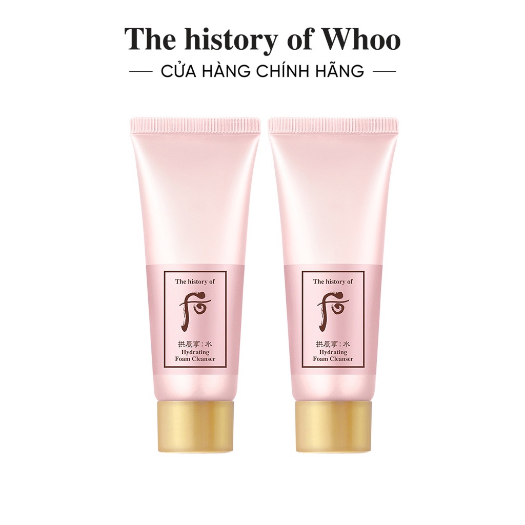 [HB Gift] Sữa rửa mặt cấp ẩm sạch bụi mịn The history of Whoo Gongjinhyang Soo Hydrating Foam Cleanser 40ml