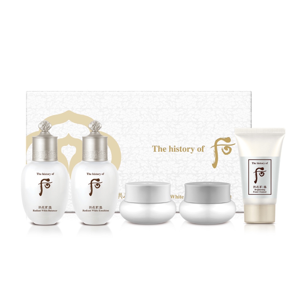 Bộ dưỡng trắng 5 bước The history of Whoo Gongjhyang Seol 61ml