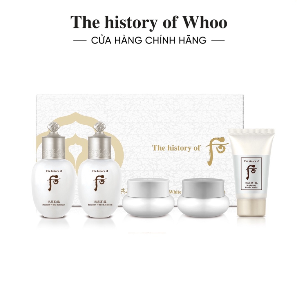 [HB GIFT] Bộ dưỡng trắng 5 bước The history of Whoo Gongjhyang Seol