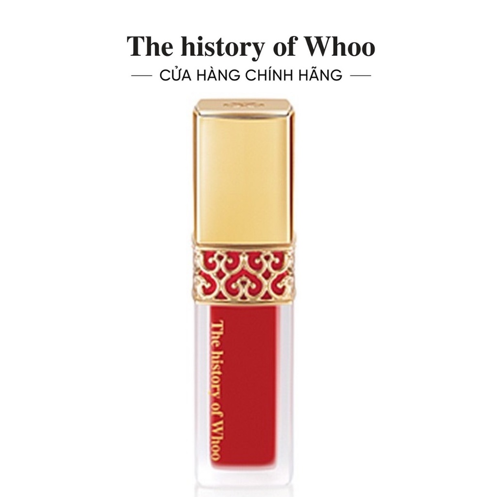[HB Gift] Son kem lỳ Đông y The History of Whoo Gongjinhyang Mi Velvet Lip Liquid 2.1g