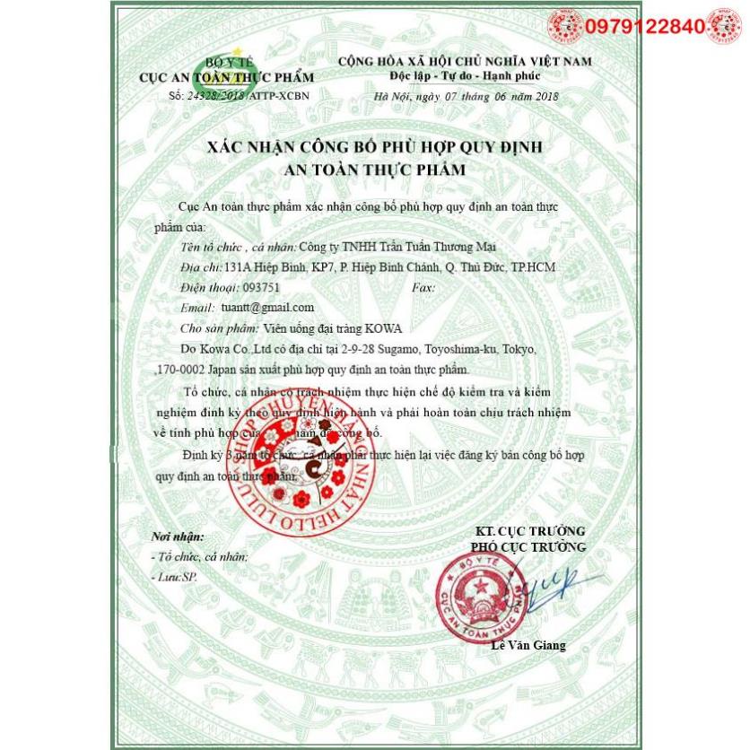 Viên uống đại tràng Kowa 350 và 550 viên Nhật bản _lulushop