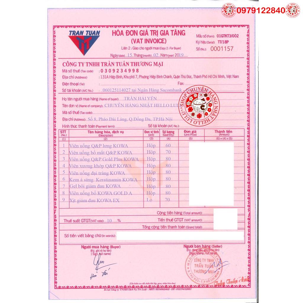 Viên uống đại tràng Kowa 350 và 550 viên Nhật bản _lulushop