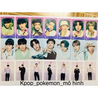 Set 7 tấm card nhóm nhạc bts mẫu 2