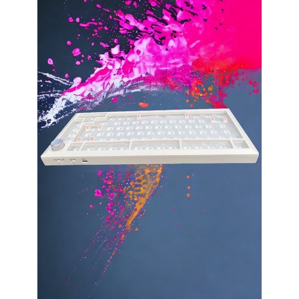 KIT Bàn Phím Cơ Dk75, 3 Mode Kết Nối, Led RGB, Gasketmount